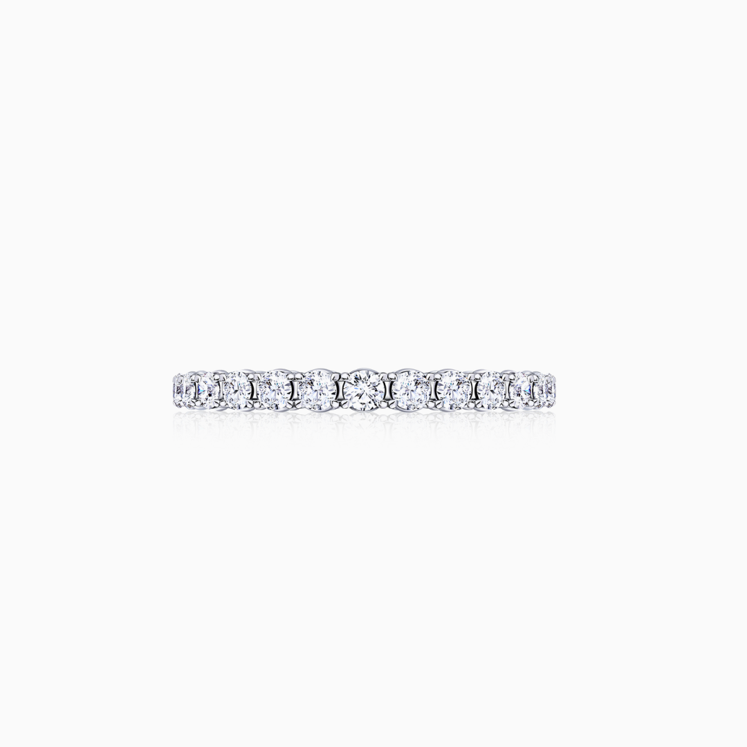 Brilliant Round Cut Diamond Eternity Ring - 1.75mm