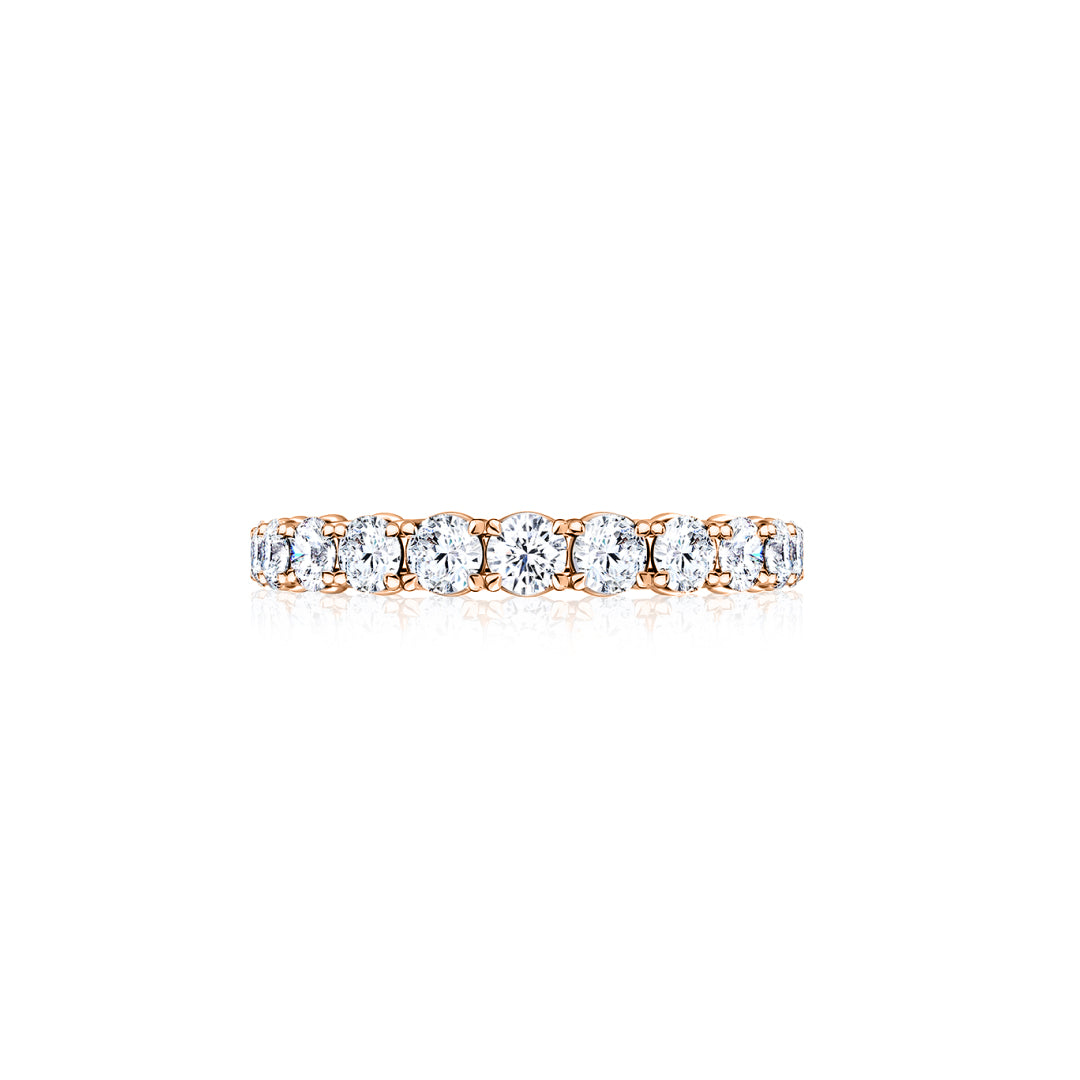 Brilliant Round Cut Diamond Eternity Ring - 2.40mm