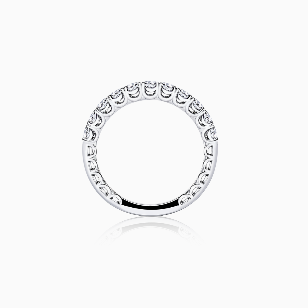 Brilliant Round Cut Diamond Eternity Ring - 2.40mm