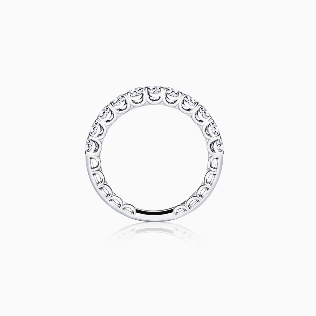 Brilliant Round Cut Diamond Eternity Ring - 2.70mm