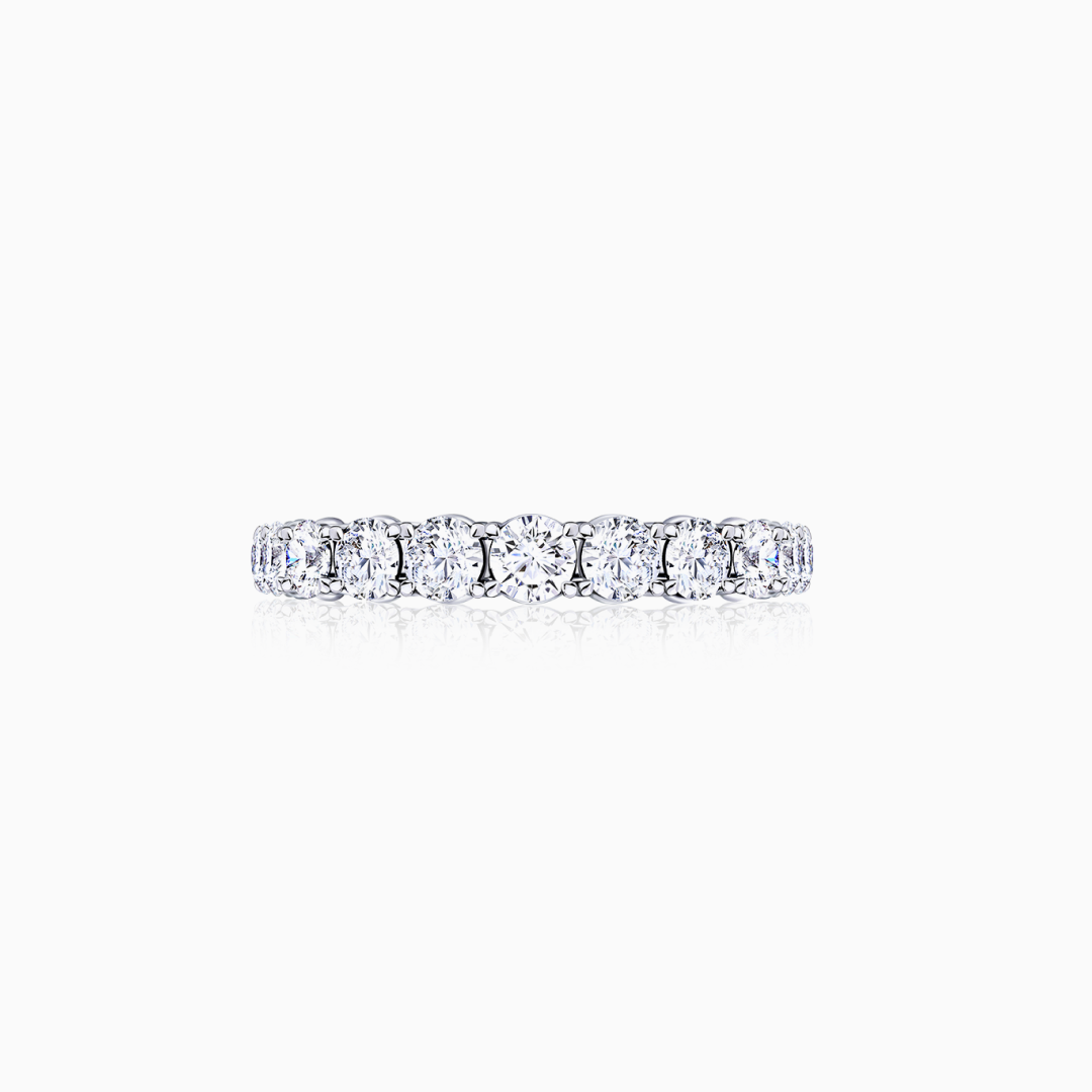 Brilliant Round Cut Diamond Eternity Ring - 2.70mm