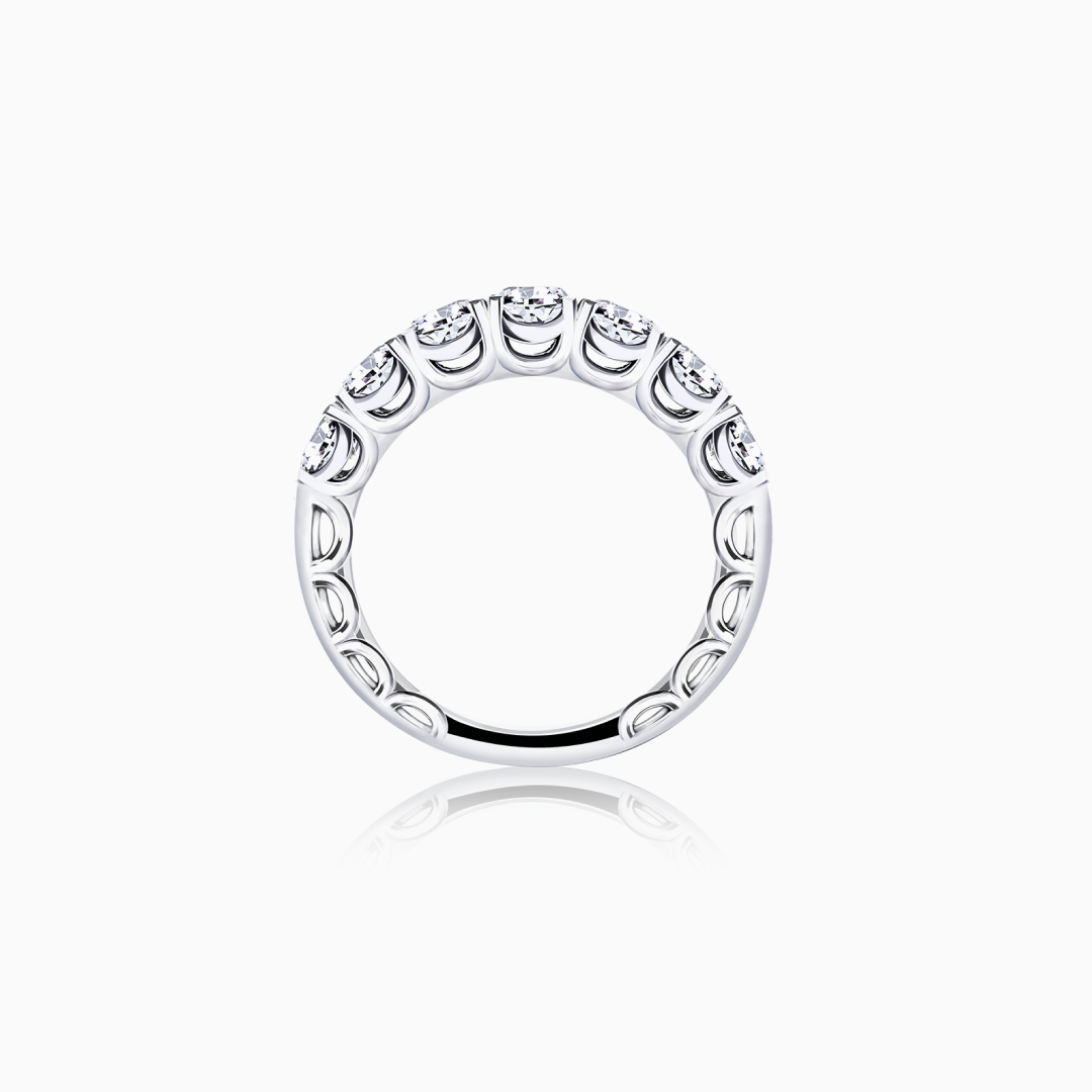 Brilliant Round Cut Diamond Eternity Ring - 3.70mm