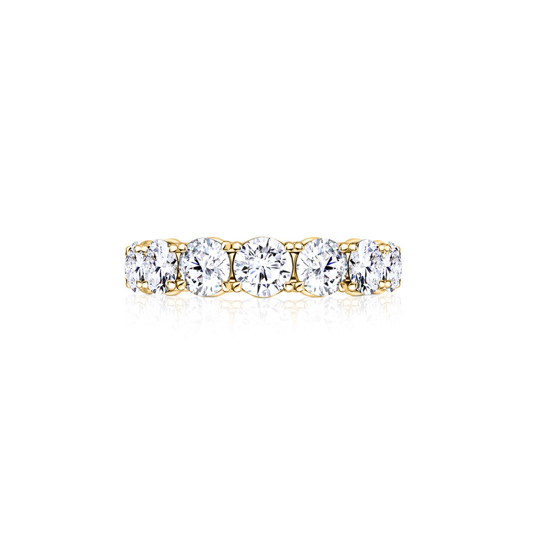 Brilliant Round Cut Diamond Eternity Ring - 3.70mm