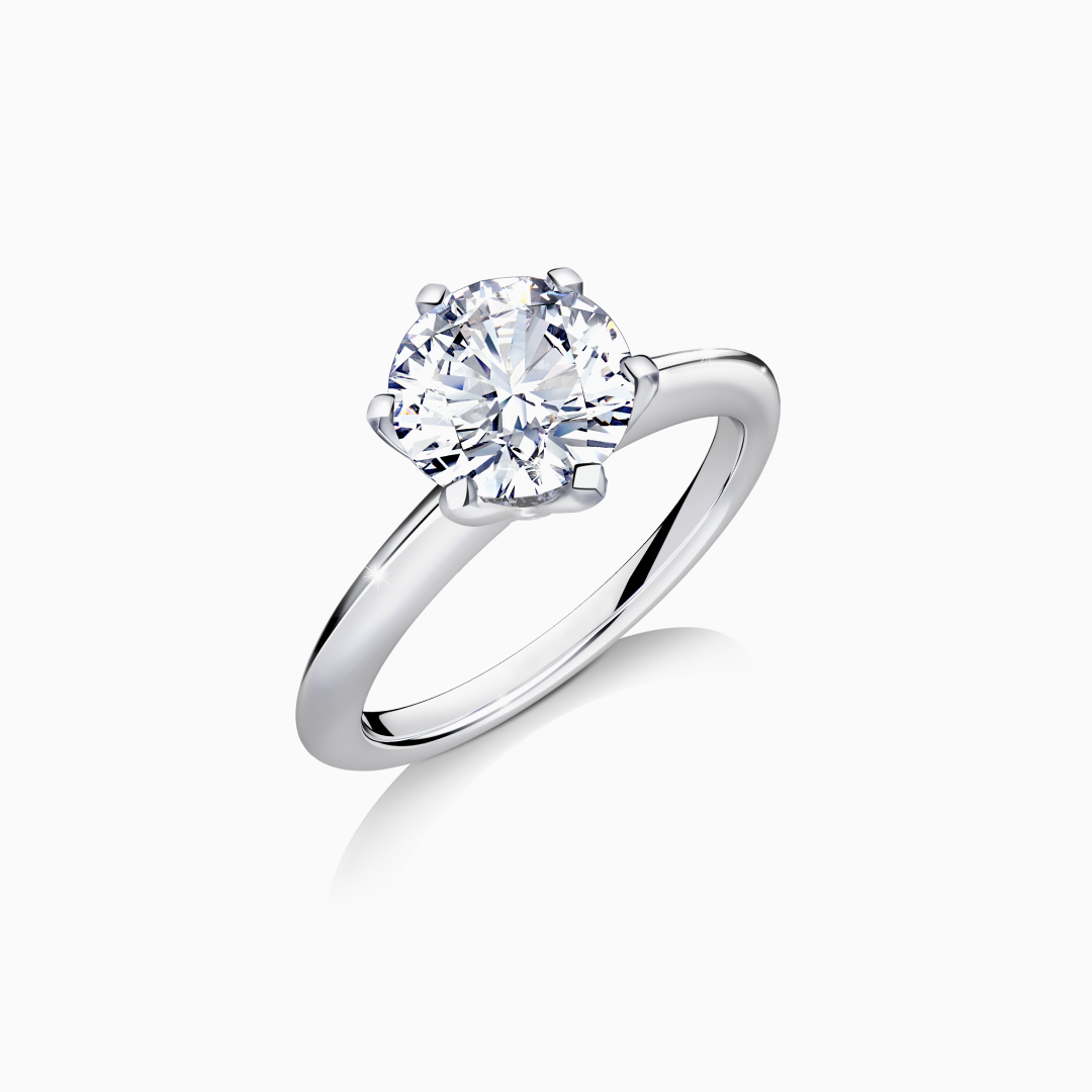 1.52ct Round Brilliant Cut Solitaire Diamond Engagement Ring