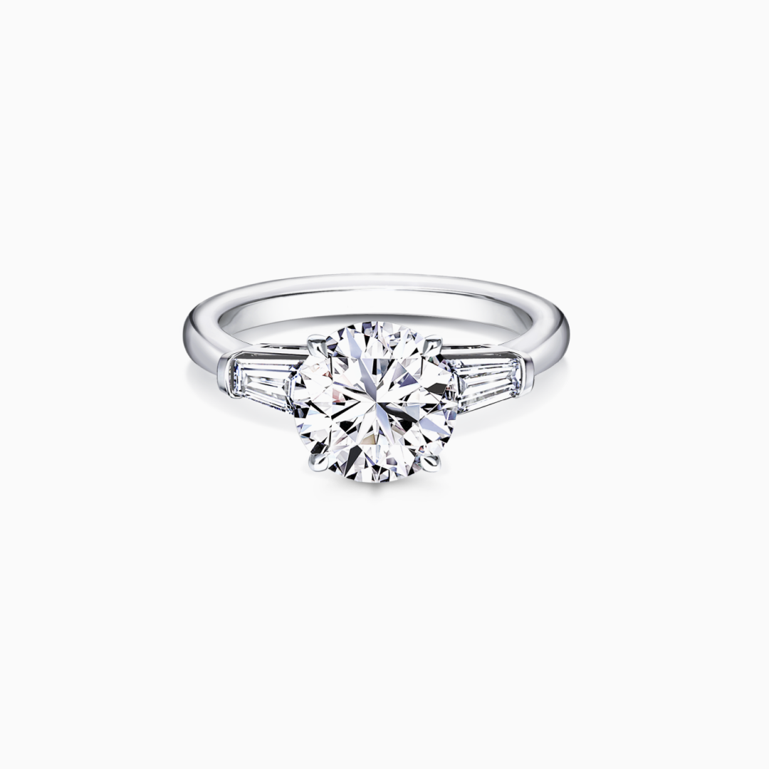 Baguette 2025 solitaire ring