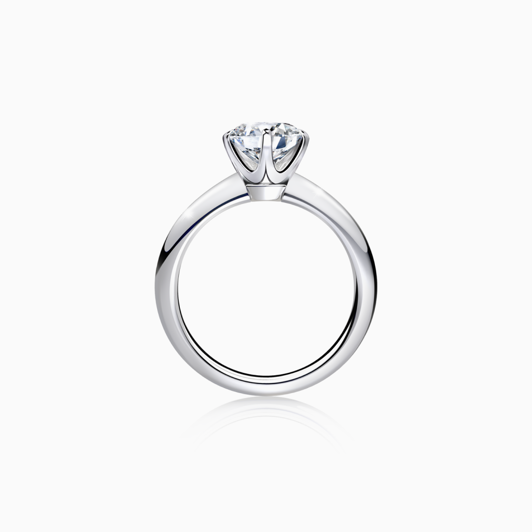 1.52ct Round Brilliant Cut Solitaire Diamond Engagement Ring