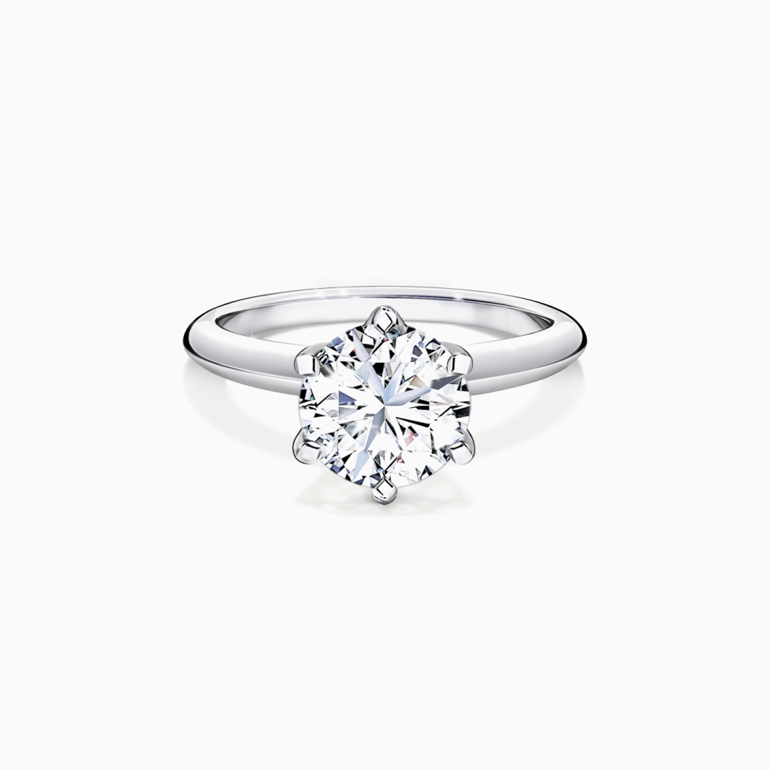 1.52ct Round Brilliant Cut Solitaire Diamond Engagement Ring