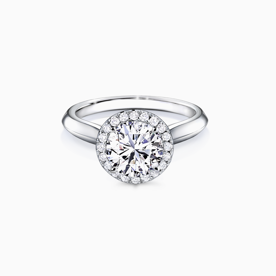 1 Carat T.W. Diamond 10kt White Gold Single Halo Engagement Ring Set -  Walmart.com